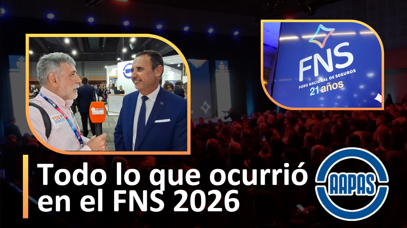 Les acercamos un resumen de diversas entrevistas y momentos que vivimos el pasado miércoles 8 de abril en el excepcional Foro Nacional de Seguros 2026 que, organizado por AAPAS, tuvo lugar en el Centro de Convenciones de Bs As.